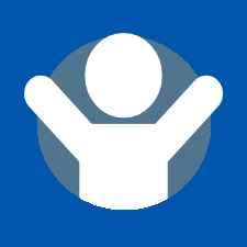 omino logo blu